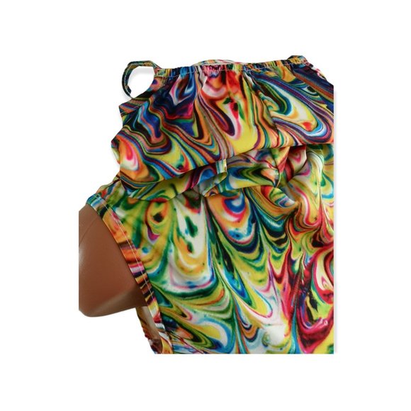 new Onepiece Pride Rave Shirt w. Built-in Mask Multocolor L - Picture 6 of 7